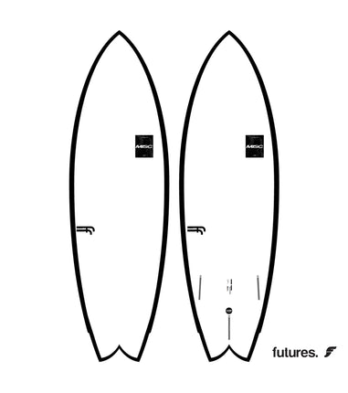 Haydenshapes Haydenshapes Misc FF - Futures - 2 + 1 Fin