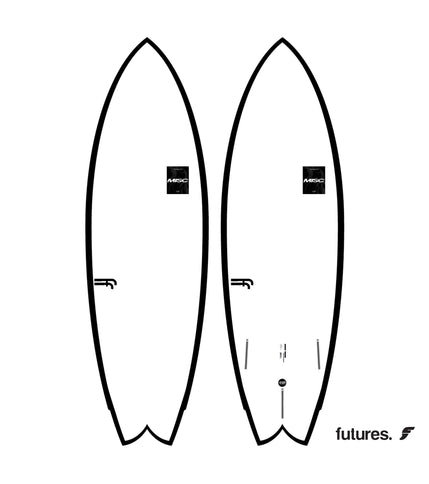 Haydenshapes Haydenshapes Misc FF - Futures - 2 + 1 Fin