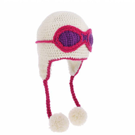 Herman Headwear Herman Justin Vliegeniers Helm Wit Muts