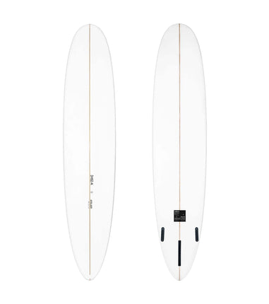 HS Atelier HS Atelier Classic Longboard PU - Futures - 2 + 1 Fin 8'6 Clear