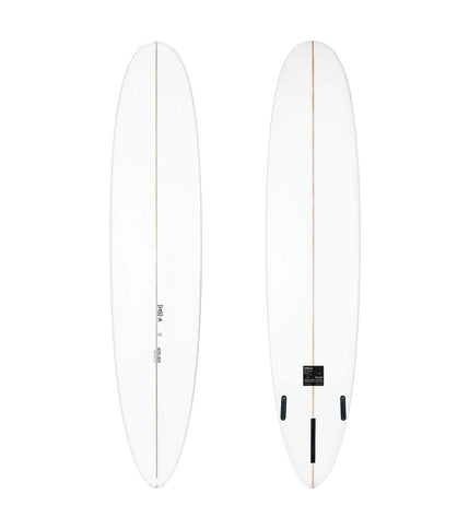 HS Atelier HS Atelier Classic Longboard PU - Futures - 2 + 1 Fin 9'1 Clear