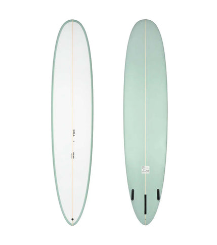 HS Atelier HS Atelier Classic Longboard PU - Futures - 2 + 1 Fin 9'1 Teal