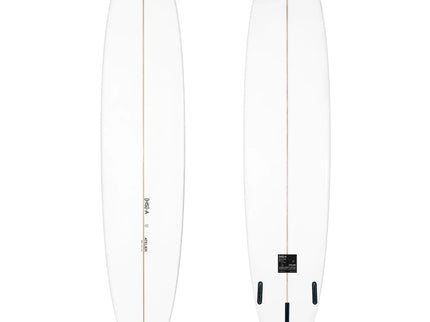 HS Atelier HS Atelier Classic Longboard PU - Futures - 2 + 1 Fin - Clear