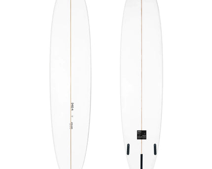 HS Atelier HS Atelier Classic Longboard PU - Futures - 2 + 1 Fin - Clear