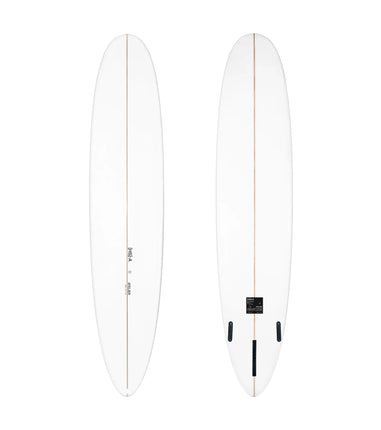 HS Atelier HS Atelier Classic Longboard PU - Futures - 2 + 1 Fin - Clear