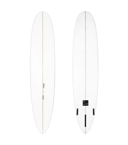 HS Atelier HS Atelier Classic Longboard PU - Futures - 2 + 1 Fin - Clear