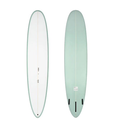 HS Atelier HS Atelier Classic Longboard PU - Futures - 2 + 1 Fin - Teal