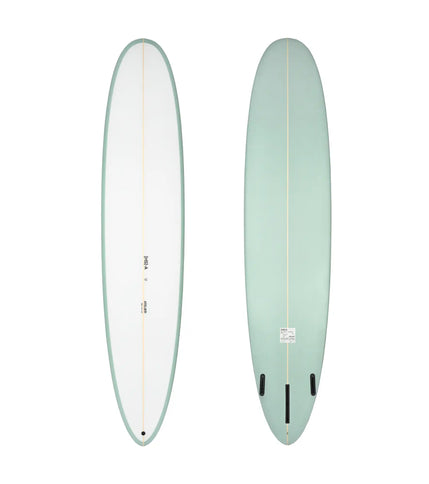 HS Atelier HS Atelier Classic Longboard PU - Futures - 2 + 1 Fin - Teal