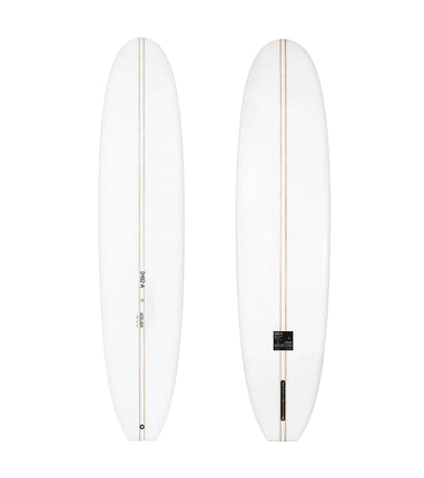 HS Atelier HS Atelier Retro Longboard PU - Single Fin 9'1 Clear