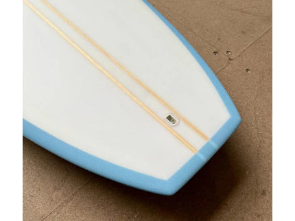 HS Atelier HS Atelier Retro Longboard PU - Single Fin - Blue Moss