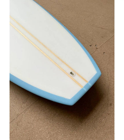 HS Atelier HS Atelier Retro Longboard PU - Single Fin - Blue Moss
