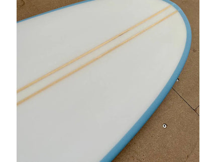 HS Atelier HS Atelier Retro Longboard PU - Single Fin - Blue Moss