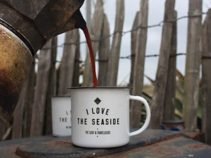 I Love The Seaside I Love The Seaside Surf & Travel Mug White