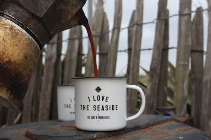 I Love The Seaside I Love The Seaside Surf & Travel Mug White