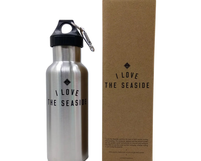 I Love The Seaside I Love The Seaside Thermosfles Brushed Aluminium