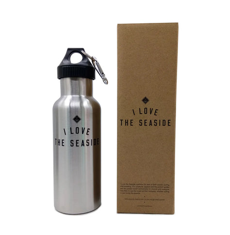 I Love The Seaside I Love The Seaside Thermosfles Brushed Aluminium