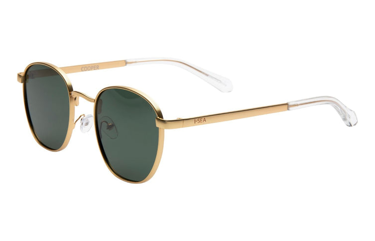 I-Sea I-Sea Cooper Zonnebril Gold / Green Polarized Lens