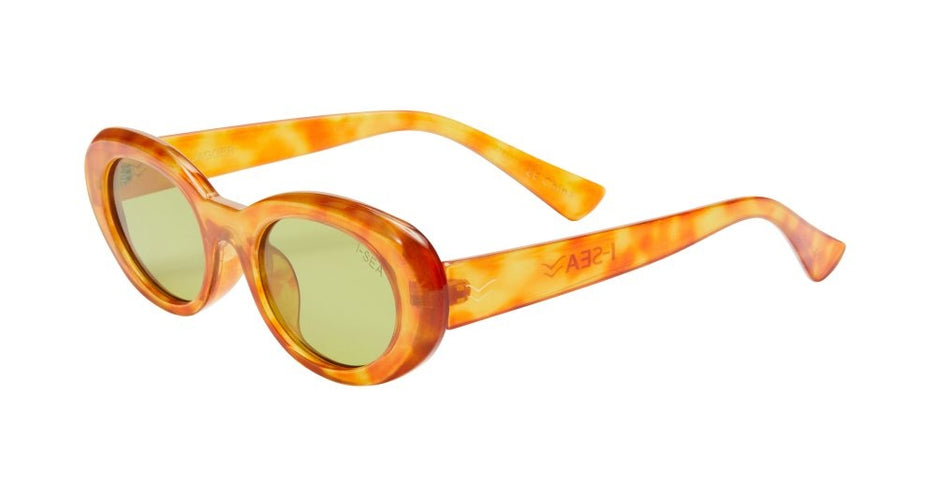 I-Sea I-Sea Jagger Zonnebril Honey Tortoise / Green Polarized Lens
