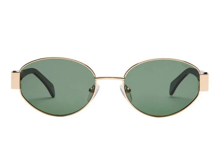 I-Sea I-Sea Lennox Zonnebril Gold Acetate / Green Polarized Lens