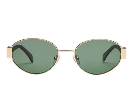 I-Sea I-Sea Lennox Zonnebril Gold Acetate / Green Polarized Lens