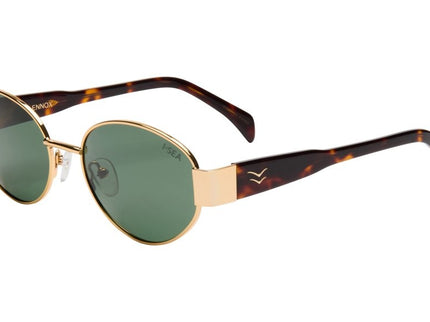 I-Sea I-Sea Lennox Zonnebril Gold Acetate / Green Polarized Lens