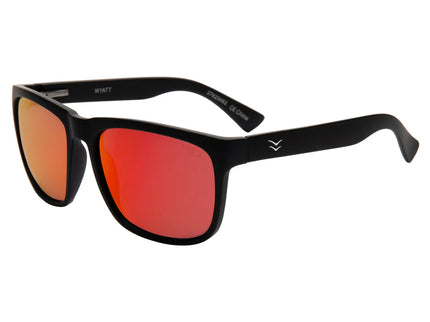 I-Sea I-Sea Wyatt Zonnebril Black / Red Mirror Polarized Lens