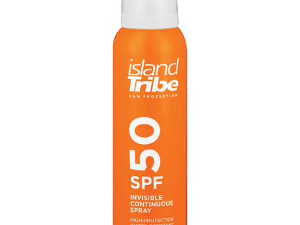 Island Tribe Island Tribe SPF 50 Continuous Clear Gel Spray Zonnebrand 125 ml
