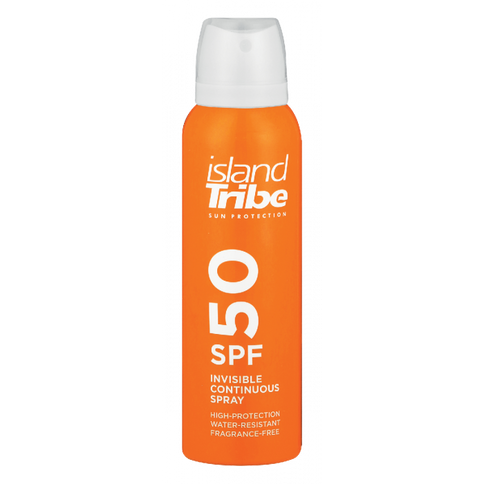 Island Tribe Island Tribe SPF 50 Continuous Clear Gel Spray Zonnebrand 125 ml