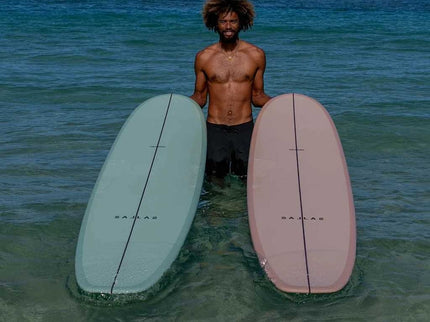 Kai Sallas Kai Sallas 9'4 Tsunami Thunderbolt Silver Longboard Taupe