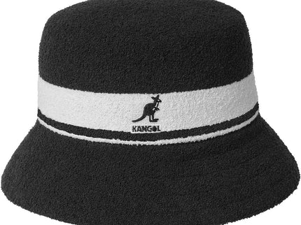 Kangol Kangol Bermuda Stripe Bucket Hat Black