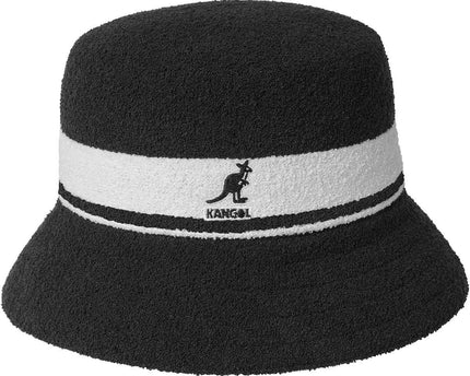 Kangol Kangol Bermuda Stripe Bucket Hat Black