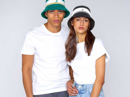 Kangol Kangol Bermuda Stripe Bucket Hat Black