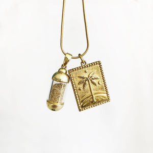 Laguna Treasures Laguna Treasures Beach Pendant Ketting My Loves Goud