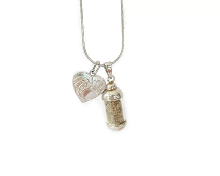 Laguna Treasures Laguna Treasures Beach Pendant Ketting Oceanlover Zilver