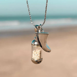 Laguna Treasures Laguna Treasures Beach Pendant Ketting Vin Zilver