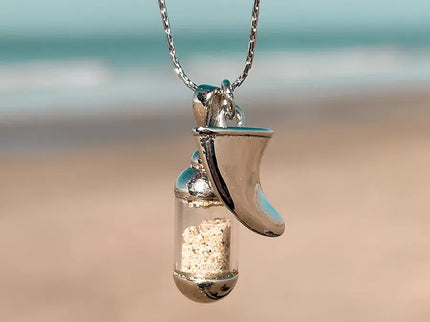 Laguna Treasures Laguna Treasures Beach Pendant Ketting Vin Zilver