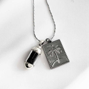 Laguna Treasures Laguna Treasures Beach Pendant My Loves Zilver