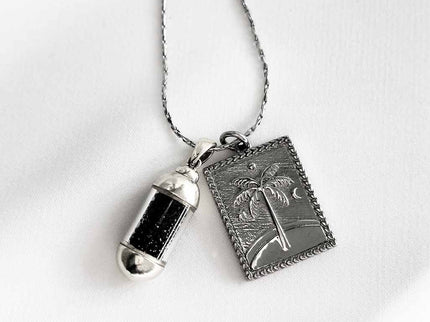 Laguna Treasures Laguna Treasures Beach Pendant My Loves Zilver