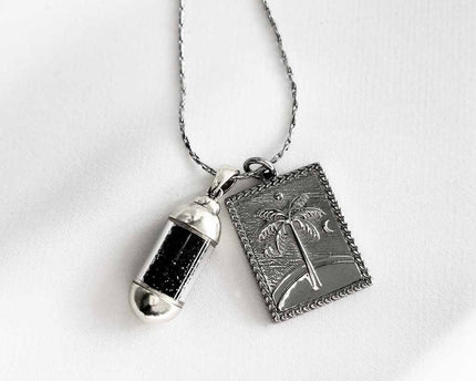 Laguna Treasures Laguna Treasures Beach Pendant My Loves Zilver
