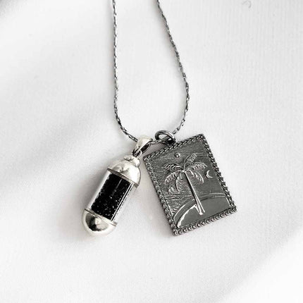Laguna Treasures Laguna Treasures Beach Pendant My Loves Zilver
