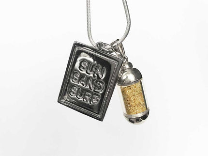Laguna Treasures Laguna Treasures Beach Pendant My Loves Zilver