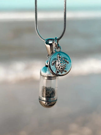Laguna Treasures Laguna Treasures Beach Pendant Zeester & Schildpad Zilver