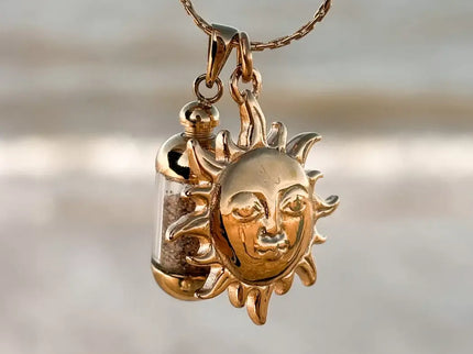 Laguna Treasures Laguna Treasures Beach Pendant Zon & Maan Goud