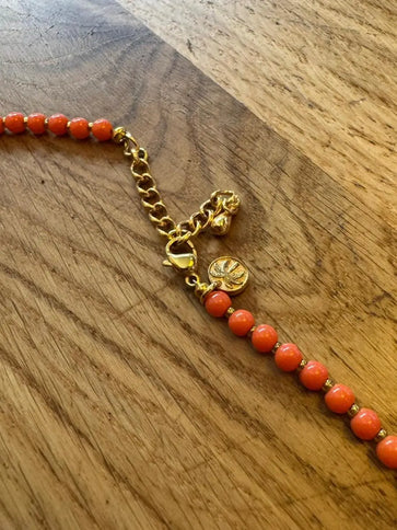 Laguna Treasures Laguna Treasures Bidart Ketting Oranje Goud