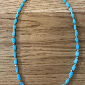 Laguna Treasures Laguna Treasures Bonaire Ketting Blauw Goud