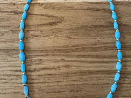 Laguna Treasures Laguna Treasures Bonaire Ketting Blauw Goud