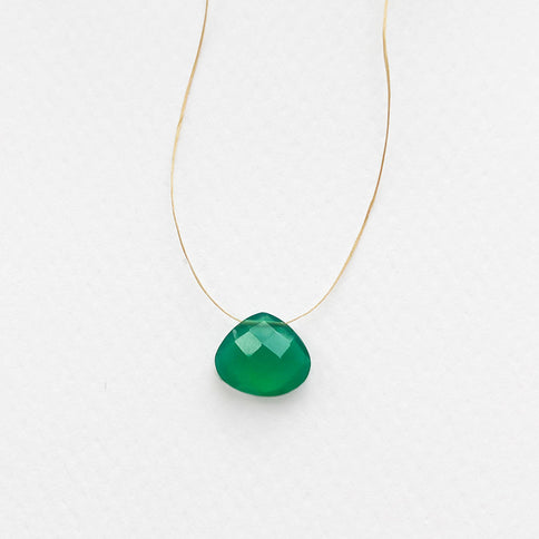 Laguna Treasures Laguna Treasures Druppel Ketting Laguna Groen