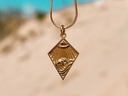 Laguna Treasures Laguna Treasures Oceaan Ketting Follow The Sun Goud