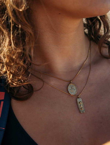 Laguna Treasures Laguna Treasures Oceaan Ketting Kiteboard Goud