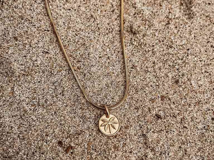 Laguna Treasures Laguna Treasures Oceaan Ketting Mini Palm Goud